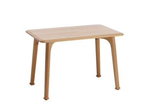 Прямоугольный журнальный столик из массива дерева