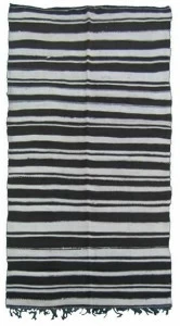 AFOLKI Ковер из шерсти в прямоугольную полоску Kilim Ta401be