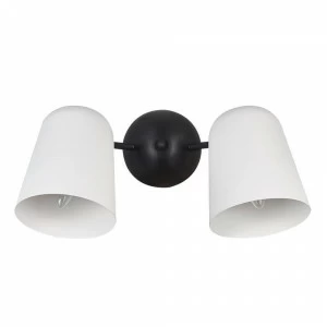 Бра настенное черно-белое Crystal Lux Enrique AP2 ENRIQUE AP2 CRYSTAL LUX ENRIQUE 00-3931753 Белый