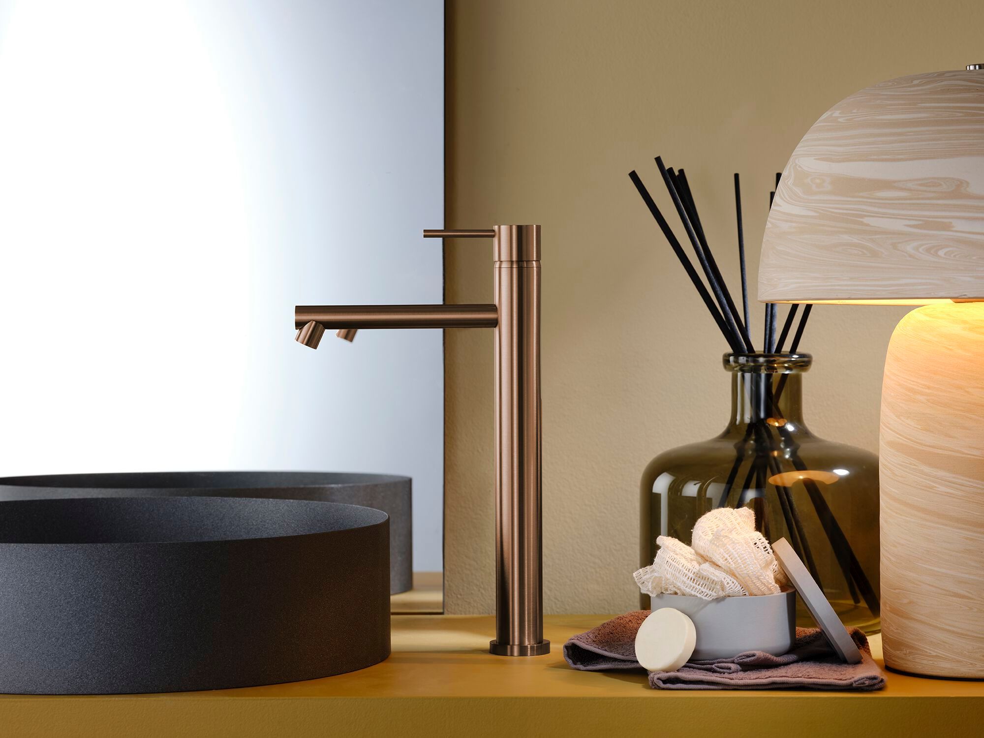 Однорычажный смеситель для раковины из нержавеющей стали Ritmonio Diametro35 Inox ARCH-00102408 - Вид №2