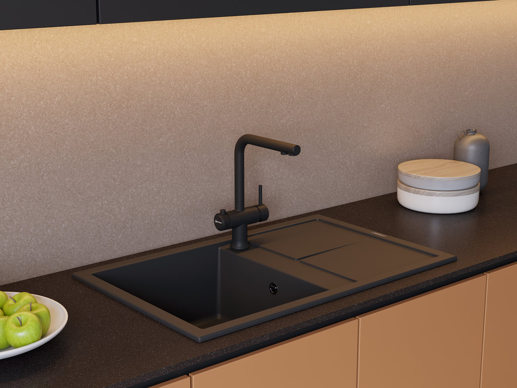 Кухонная мойка Sumi 79A GR OMOIKIRI 4997098 - Вид №1