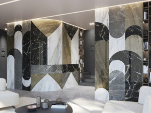 Декоративная панель из алюминия, стекла или ПММА