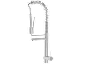 Смеситель для кухни на столешнице со съемным ручным душем