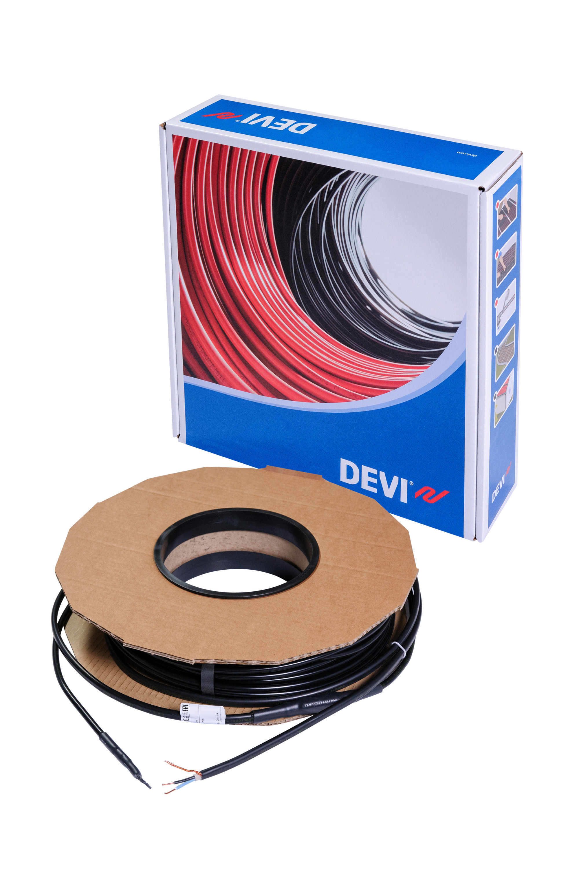 Danfoss DEVIsafe™ 20T — двухжильный нагревательный кабель для системы антиобледенения и "теплый пол" DEVIsafe 20T кабель 2685Вт 230В 135м 140F1285  - Вид №13