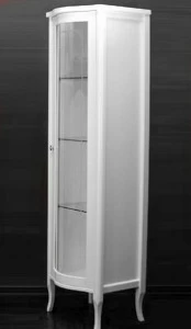 Витрина MIGLIORE Bella ML.BLL-VT451.AV со стеклянной дверцей, белый