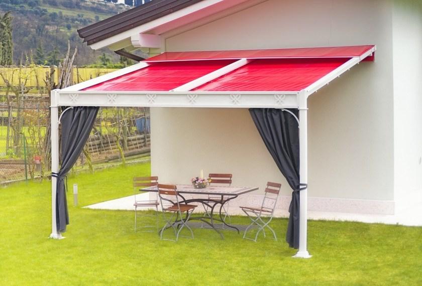 L'Officina by Adami Пристроенная пергола со стеклом и каналом для сбора воды sun-id-1377483 - Вид №5