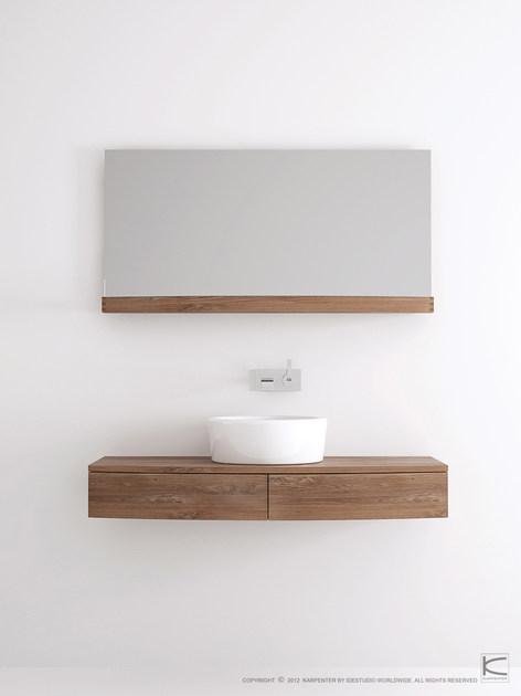 KARPENTER Тумба под умывальник из дерева подвесная одинарная Miles sun-id-1481794 - Вид №1