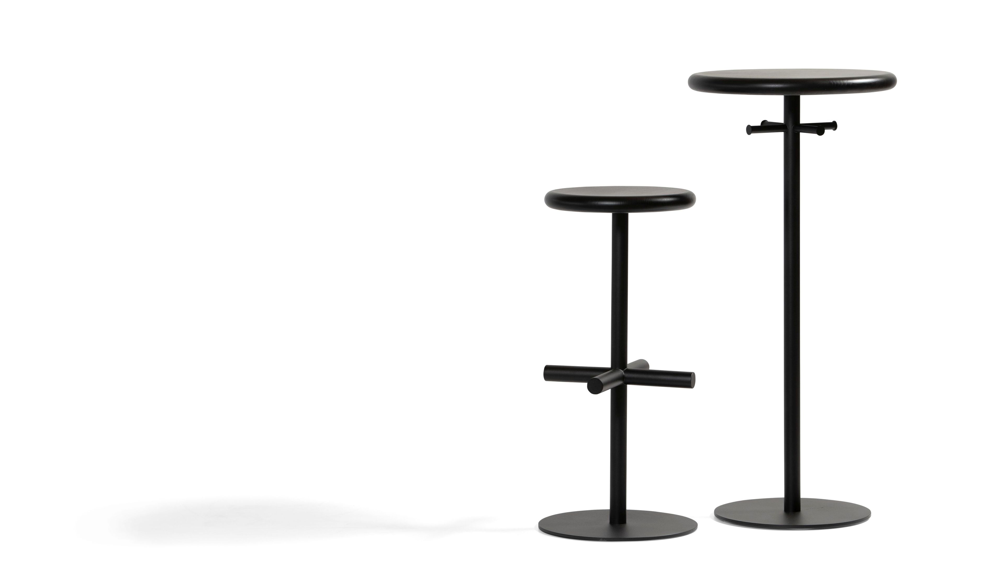 Высокий круглый стальной журнальный столик Bla Station OXO ARCH-00134065 - Вид №2