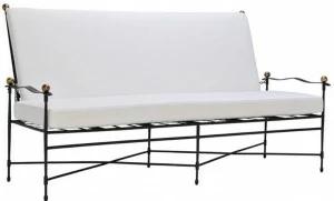 JANUS et Cie 3-местный раскладывающийся садовый диван из нержавеющей стали Amalfi