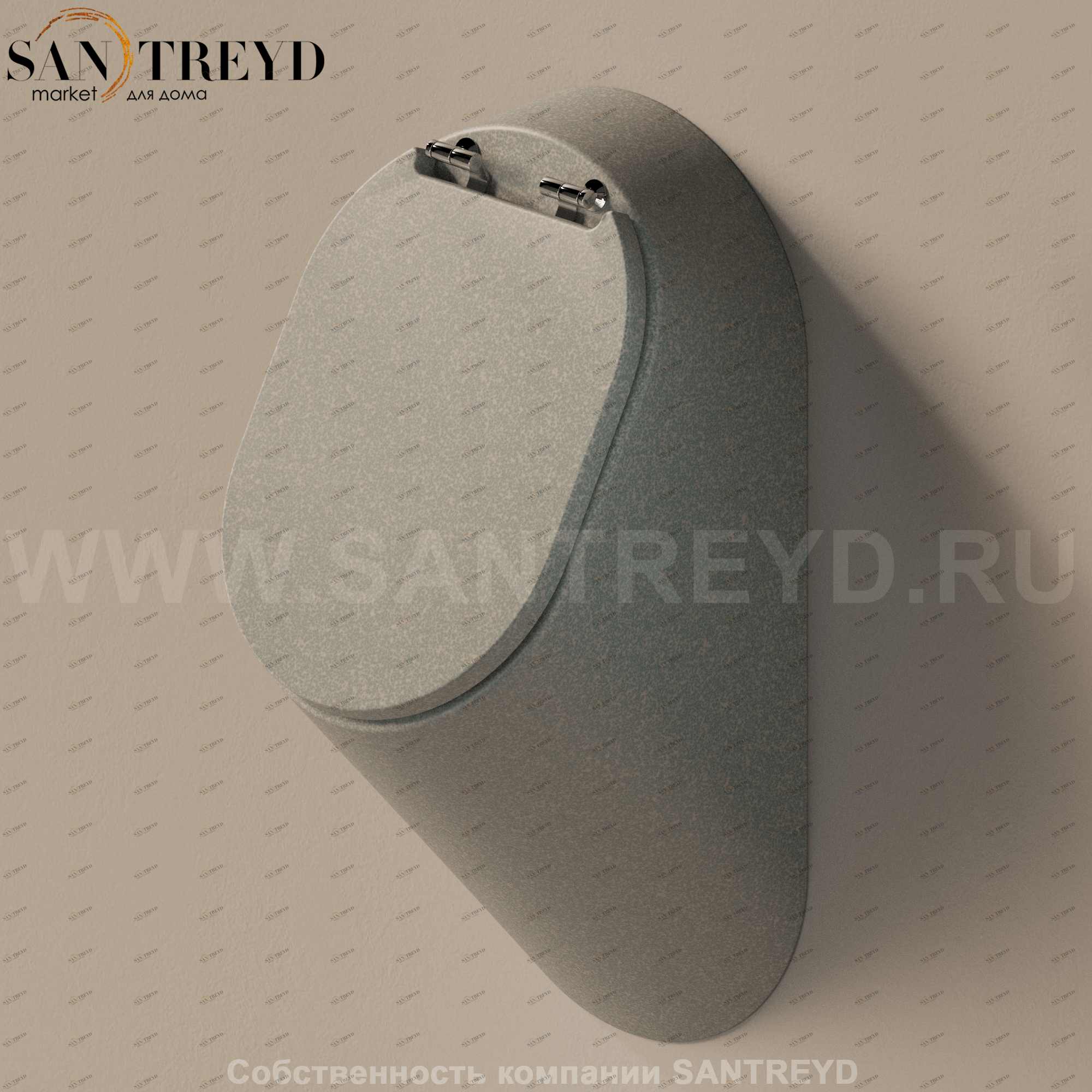 KY297037 Настенный писсуар, уринал с мушкой Ceramica Flaminia Key