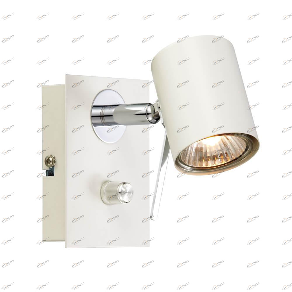 Спот настенный галогеновый белый Hyssna 104441 MARKSLOJD HYSSNA 00-3927329 Белый 