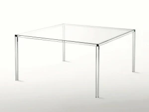 Glas Italia Квадратный хрустальный стол