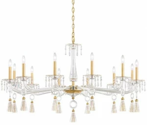 Schonbek Металлическая люстра с кристаллами swarovski® Tassau
