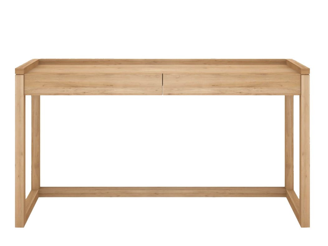 Прямоугольный стол из дуба с ящиками Ethnicraft рамка ARCH-00025565 - Вид №1