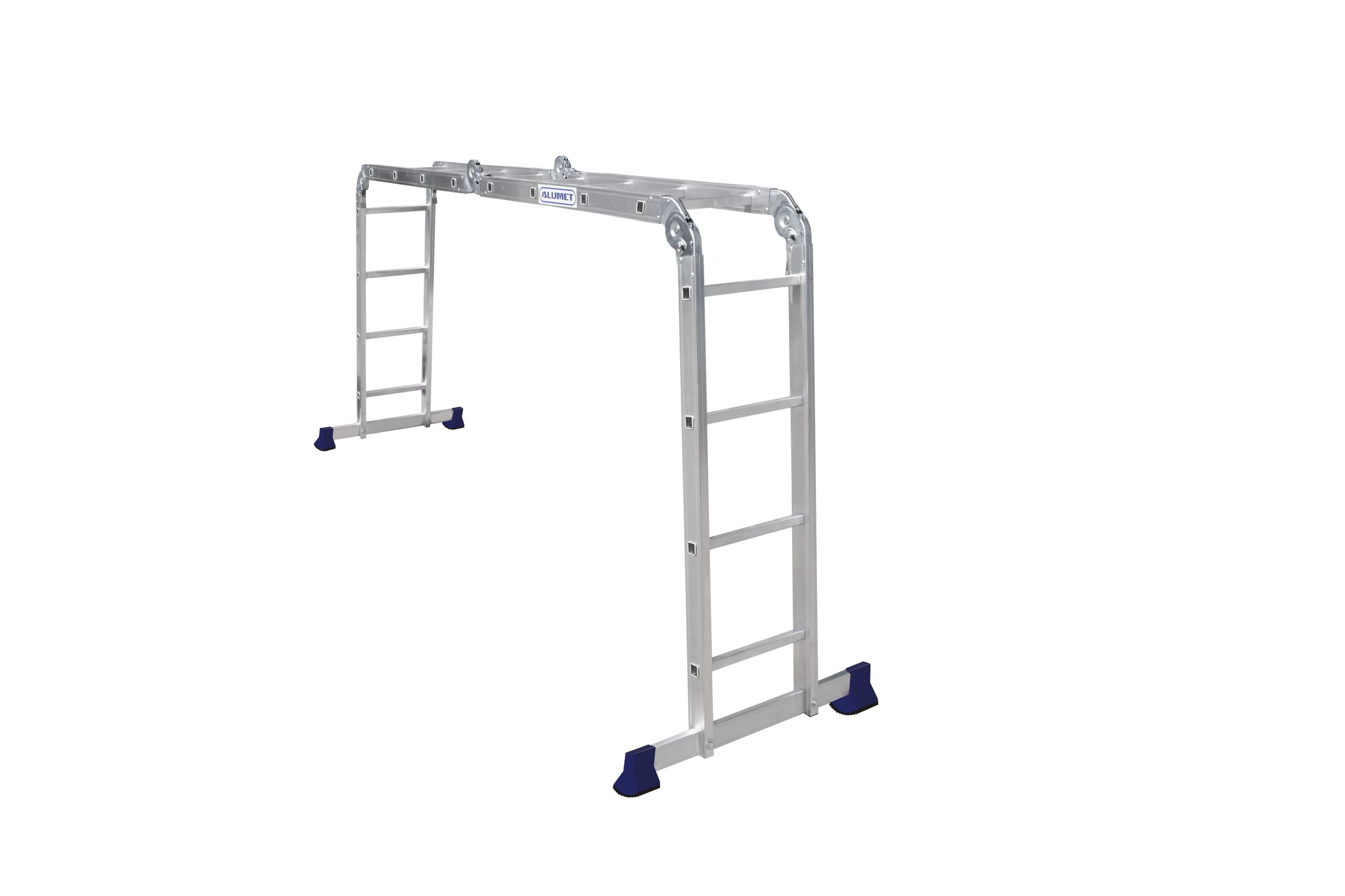 Лестница-трансформер. 4 секции по 4ступени  4*4 ALUMET ТL4044 - Вид №1