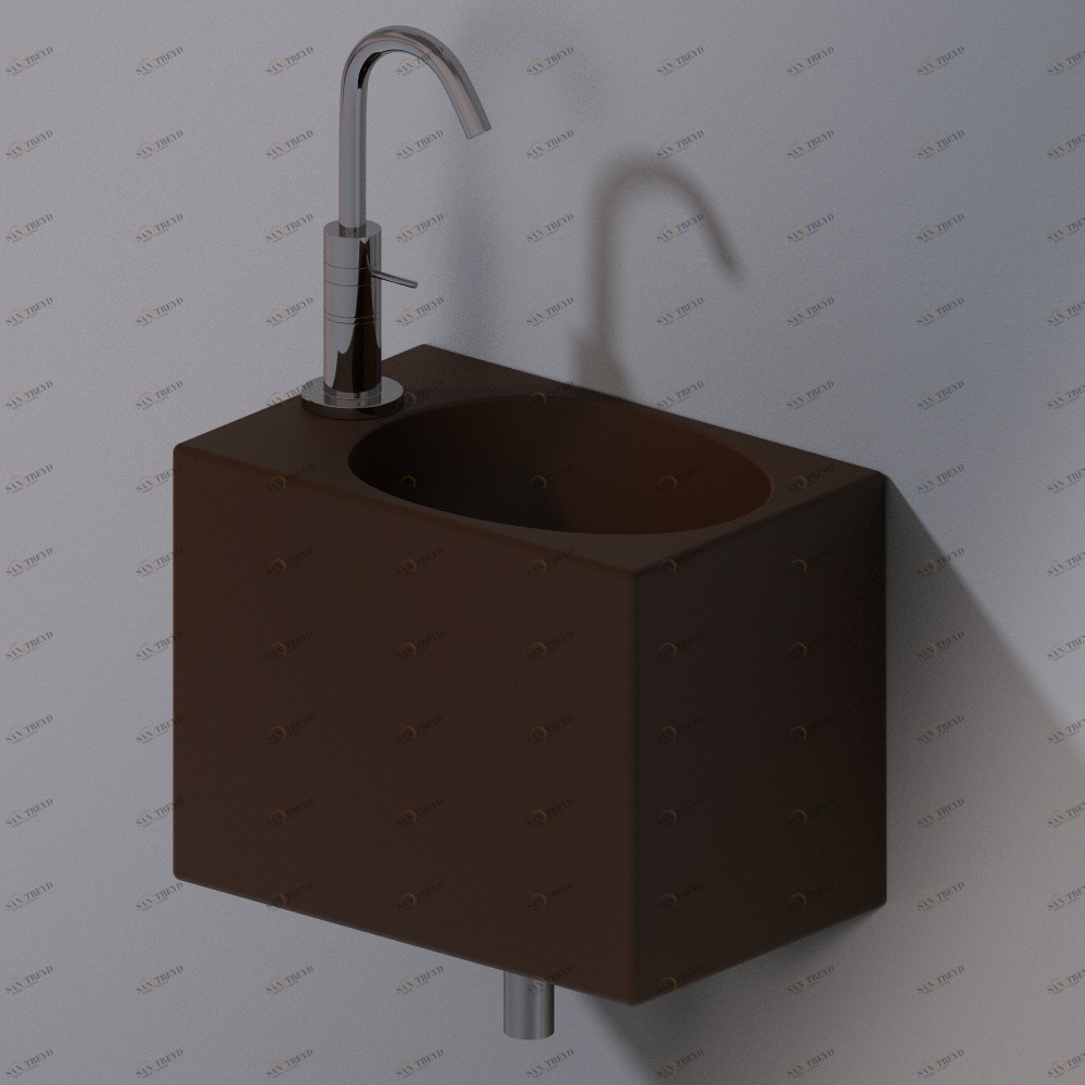 L311T0R1V1.107 Подвесная раковина настенная прямоугольная A. e T. Italia IDEA AeT ITALIA