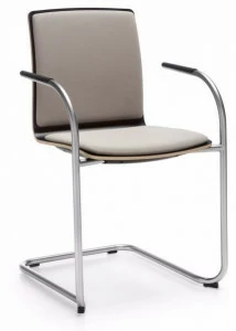 profim Консольный стул из ткани с подлокотниками со встроенной подушкой Com