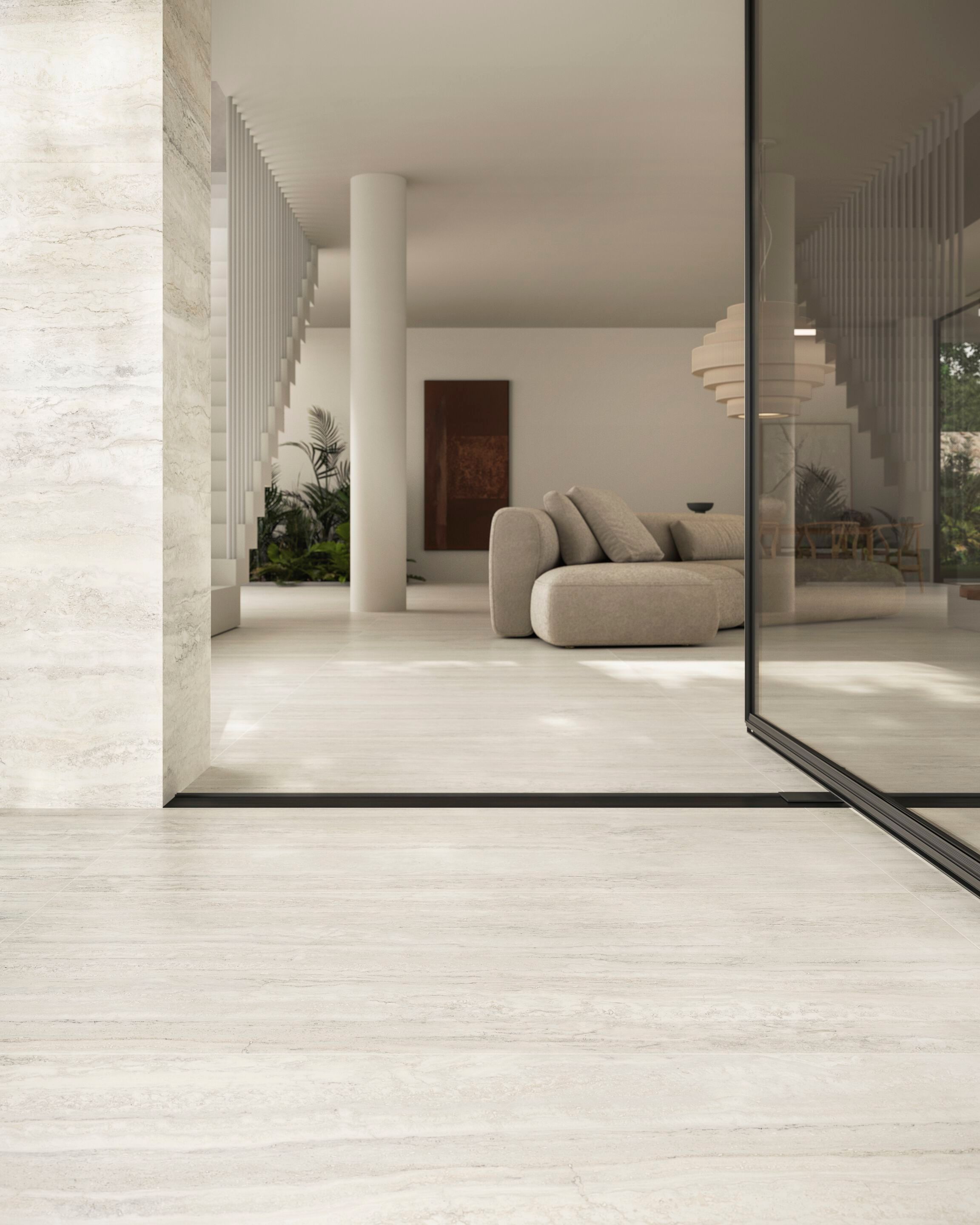 Напольное / керамогранит с эффектом травертина CERAMICA SANT'AGOSTINO Invictus ARCH-00066942 - Вид №1