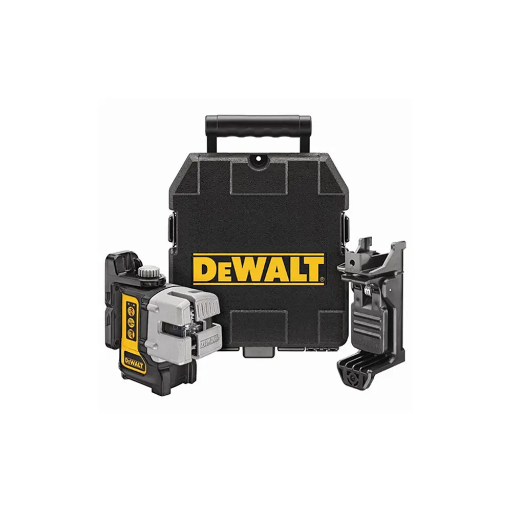 Уровень лазерный Dewalt DW089CG-XJ зеленый луч, дальность до 20 м 91762477 STLM-2067386 