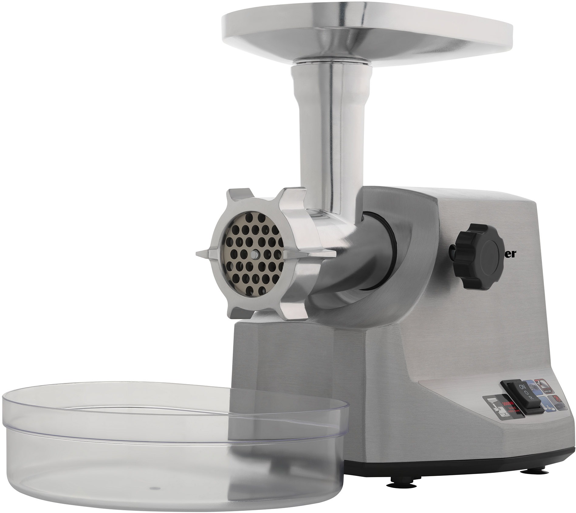 9944393 Мясорубка электрическая Tesler MG-2000 серый STDN-0091784 - Вид №3