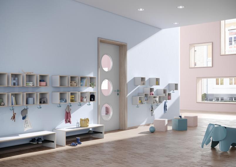 M20.05.003 Сиденье с полкой для обуви HEWI Kids - Вид №1