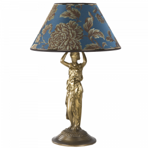 32074,34051 Настольная лампа Гречанка Маргарита Голубая Лагуна BOGACHO