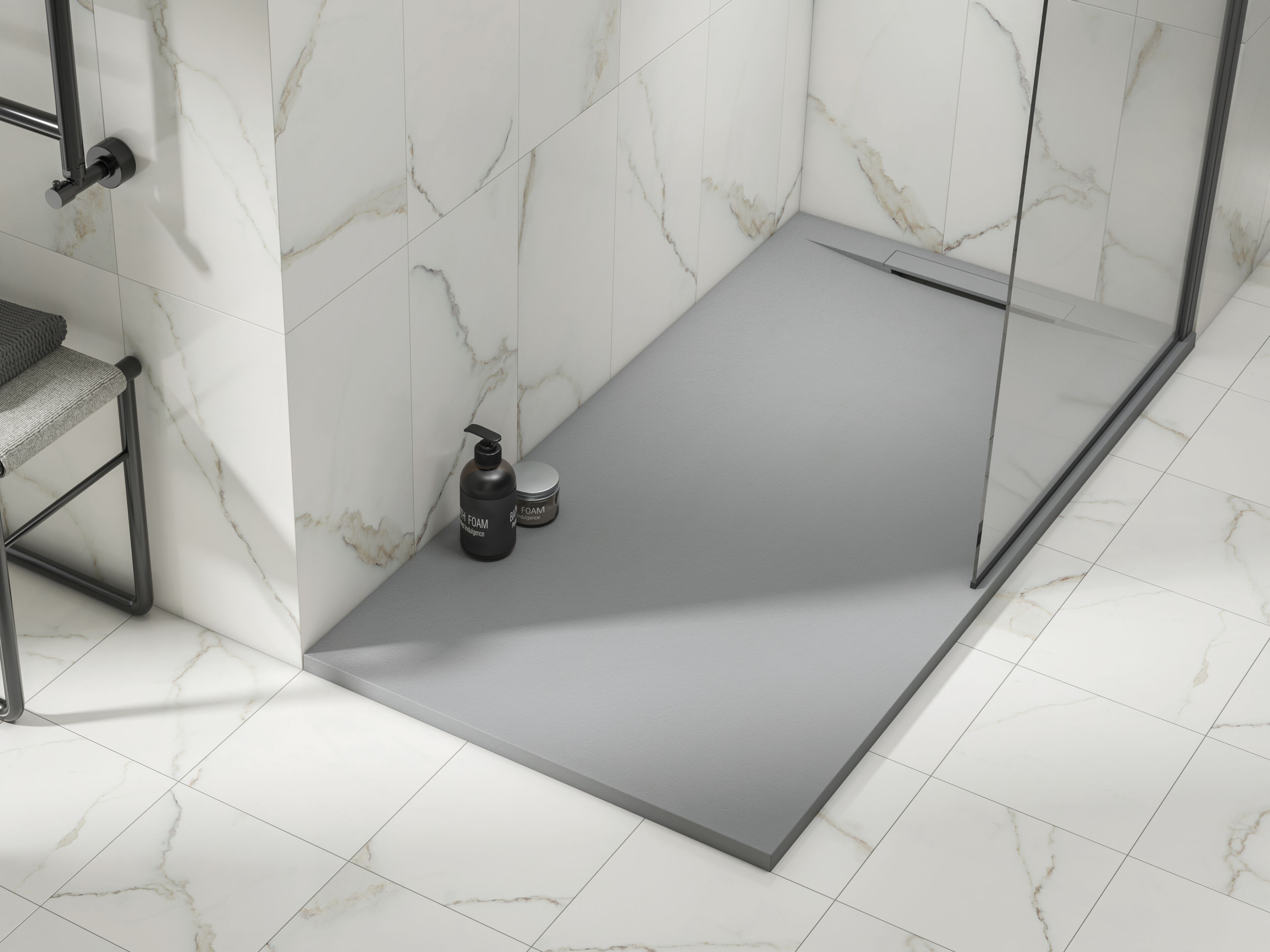 Противоскользящий поддон для душа с антибактериальной обработкой Kinedo Linear ARCH-00097617