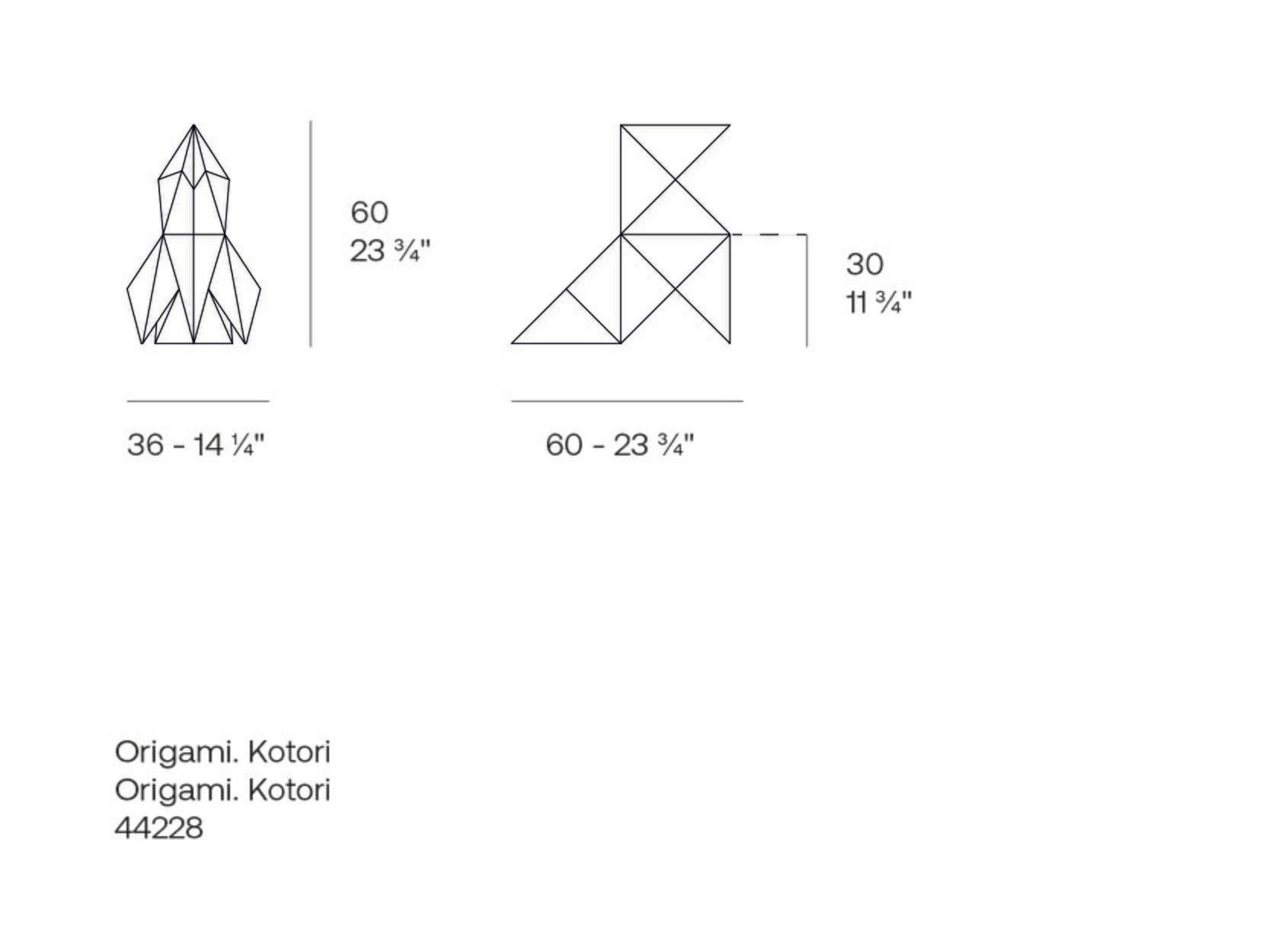 Скульптура Vondom оригами ARCH-00063287 - Вид №3