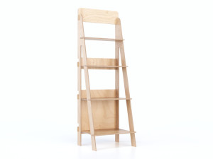 Деревянная напольная стойка дисплея