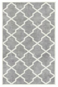 Ковер Square Cold Grey 140x200 DOLLY CAPRETS ДИЗАЙНЕРСКИЕ, TRELLIS 155630 Серый