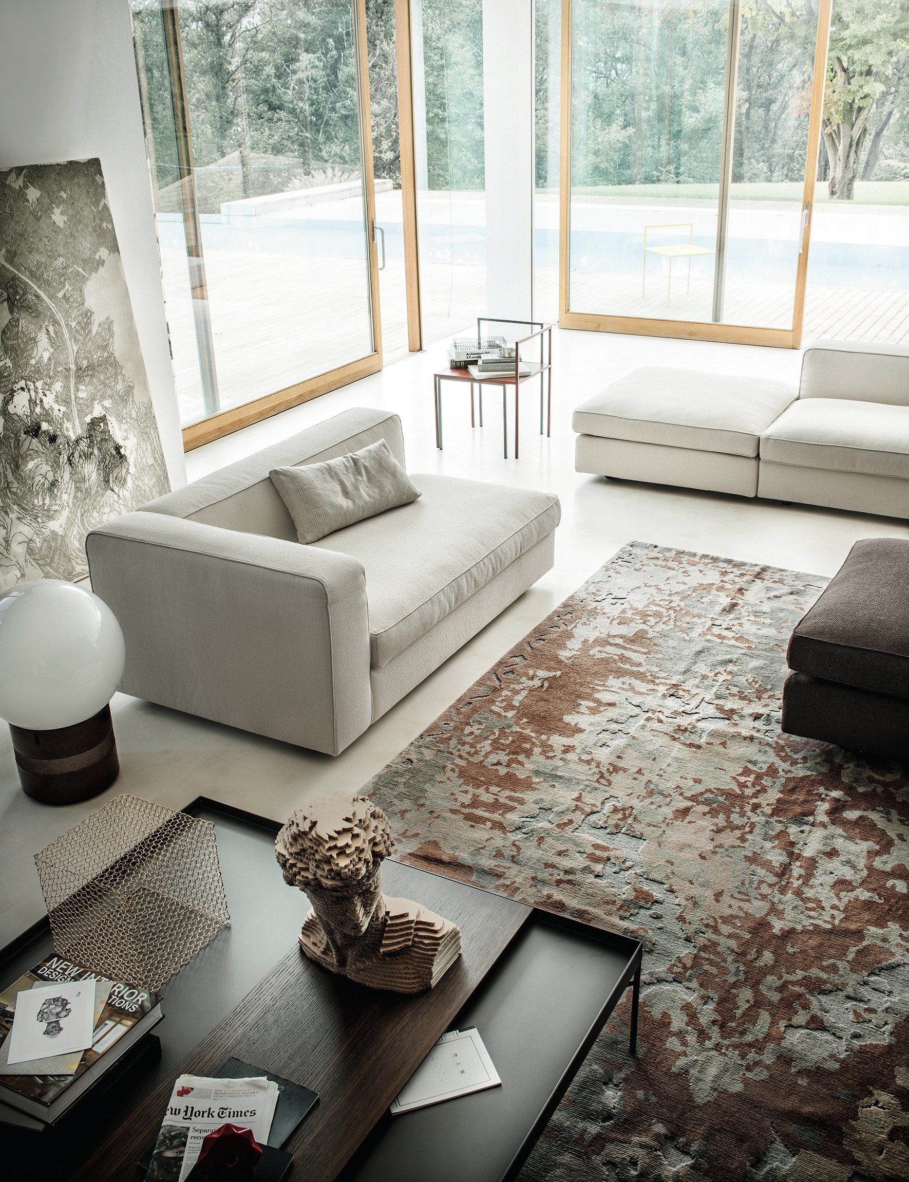 Секционный диван из ткани Lema SNAP ARCH-00147146 - Вид №1