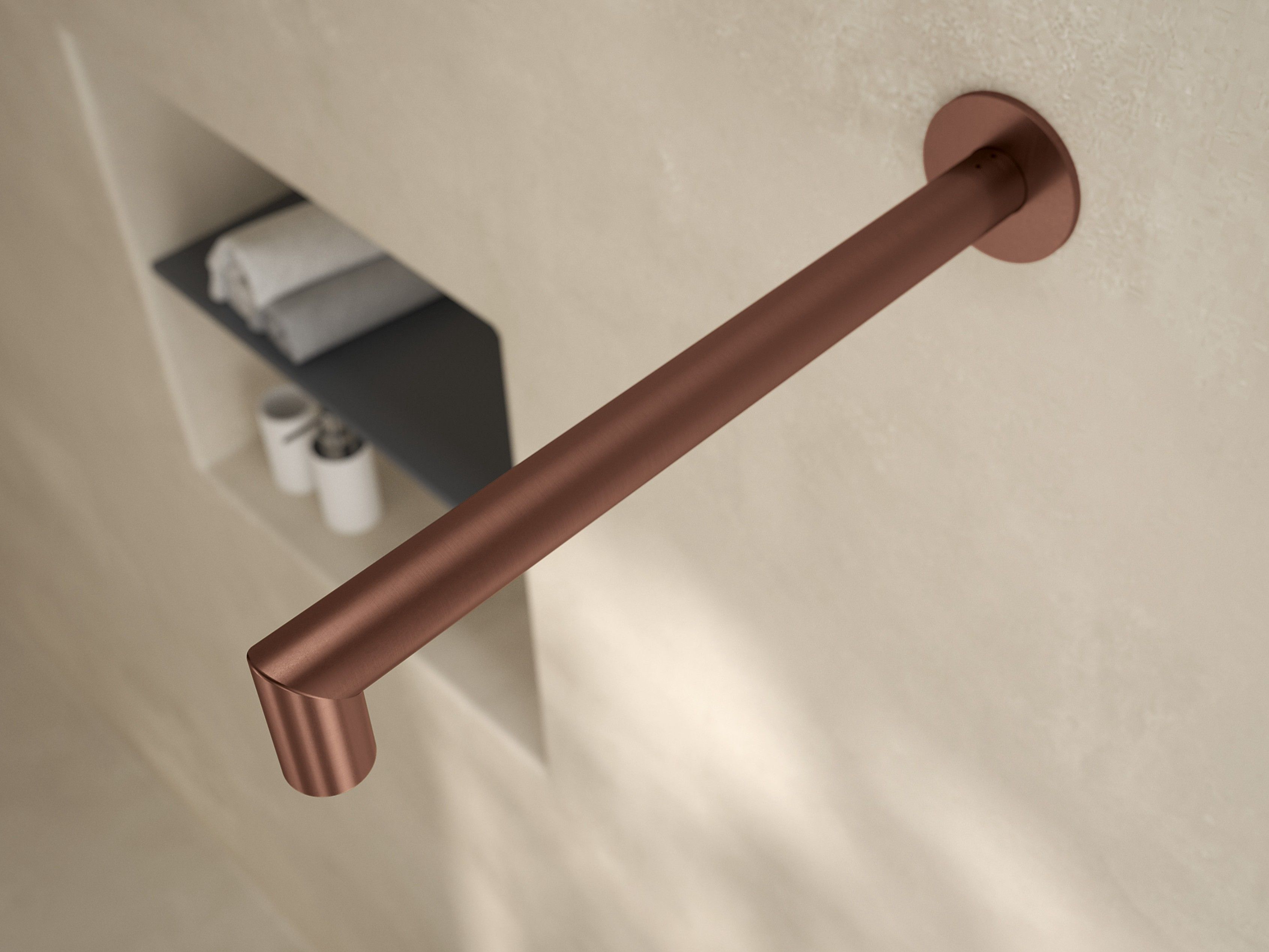 Стальная настенная душевая головка Rubinetterie Treemme 28 мм ARCH-00082960