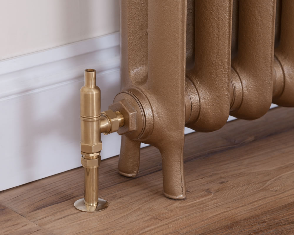 LD095 Впускной ручной радиаторный клапан Telford 15 мм (латунь) Сarronheating  - Вид №3