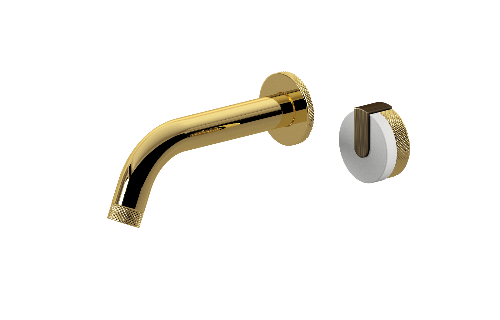 E-11535-R1WT-L1VBB-AU Настенный прогрессивный смеситель скрытого монтажа для раковины GRAFF MOD+