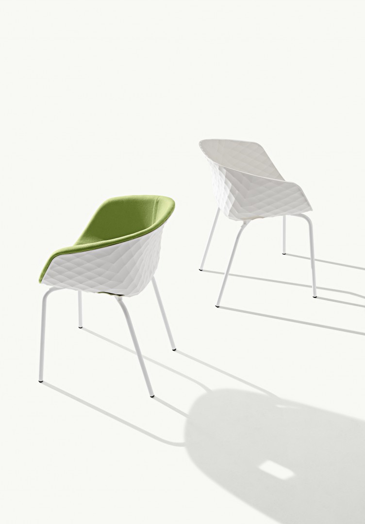 Uni-Ka 594M Кресло со стальным каркасом, 4 ножки. Обивка из полипропилена. Et al. Uni-ka - Вид №1