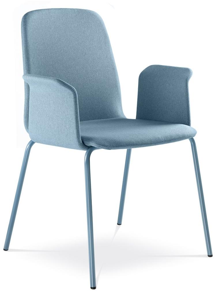 LD Seating Стул для конференций, обитый тканью, с подлокотниками Sunrise 152/br-n4 - Вид №5