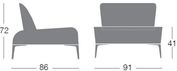 Segis Кресло с мягкой обивкой Alphabet I125 - Вид №4