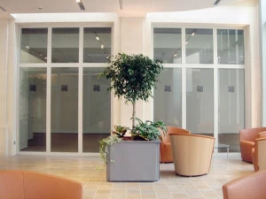 SVF Несгораемое перегородочное стекло со стальной рамой Acierflam