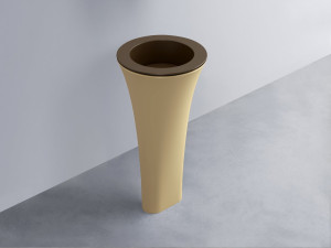 AMLA45-CA+AMPILT-CA+AMCOLT-CN Раковина Amedeo Tondo отдельностоящая cielo Enjoy + Amedeo