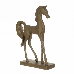 Статуэтка декоративная 23 см золотая To4rooms TO4ROOMS ЛОШАДИ, ЖИВОТНЫЕ 00-3893604 Золото