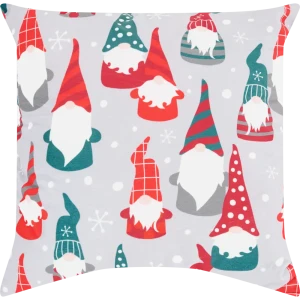 Подушка Seasons Гномы 40x40 см цвет серый