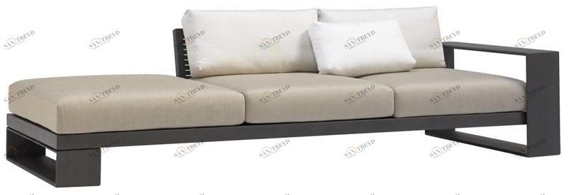 Andreu World 3-х местный садовый диван из алюминия Landscape alu Sf4637