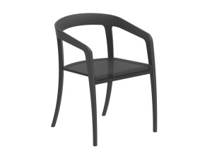 Алюминиевый садовый стул с подлокотниками и Batyline®