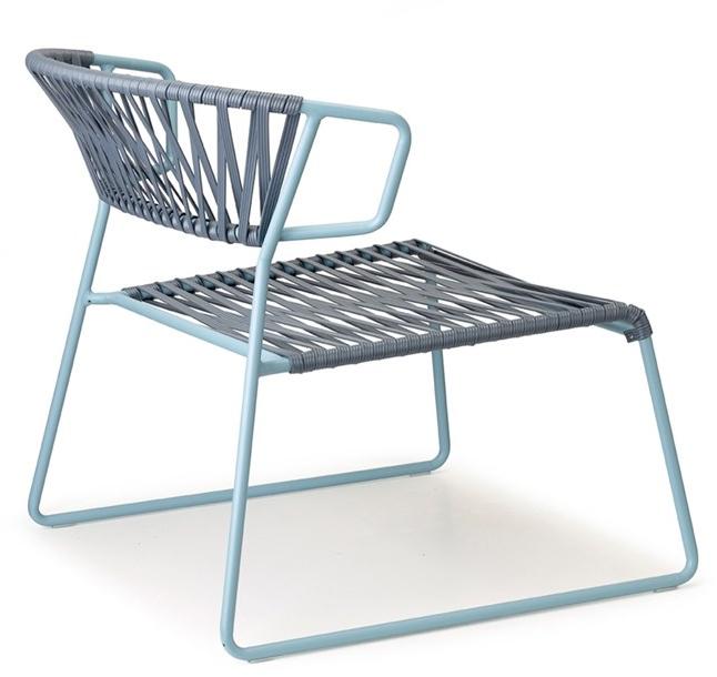 SCAB DESIGN Садовое кресло салазок из стали и пвх Lisa sun-id-1440730 - Вид №2