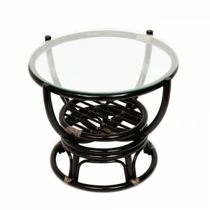 Столик кофейный коричневый "Теодор" ЭКО ДИЗАЙН CLASSIC RATTAN 129545 Коричневый