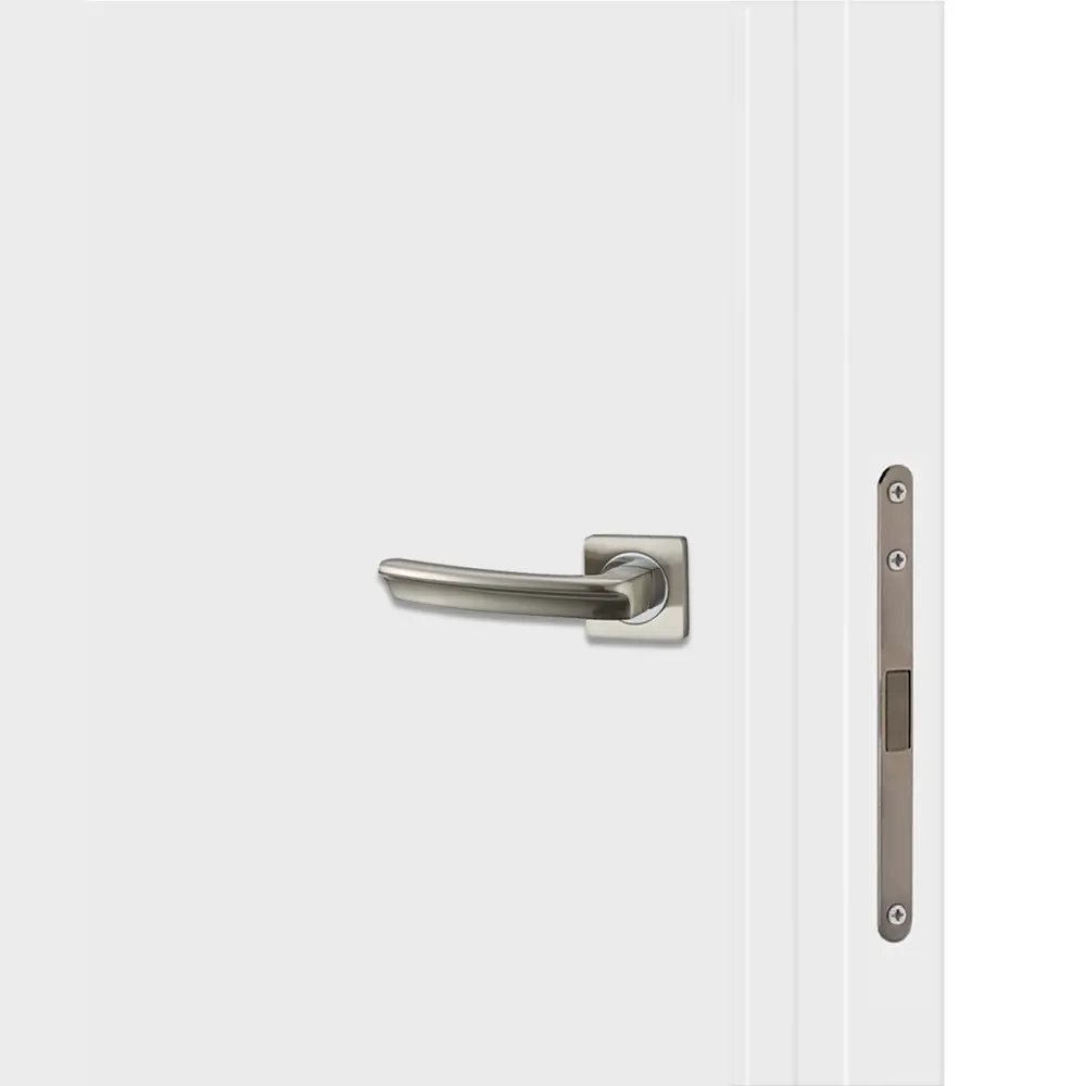 Дверь межкомнатная глухая Invisible 90x220 см цвет белый с замком обратное открытие правая 89433730 STLM-2070512 VELLDORIS  - Вид №2