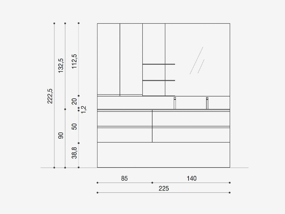 Модульная система ванной комнаты ARCOM ARCH-00096260 - Вид №4