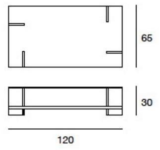 Pacini & Cappellini Низкий стол с вещевым ящиком  5376.120  - Вид №2