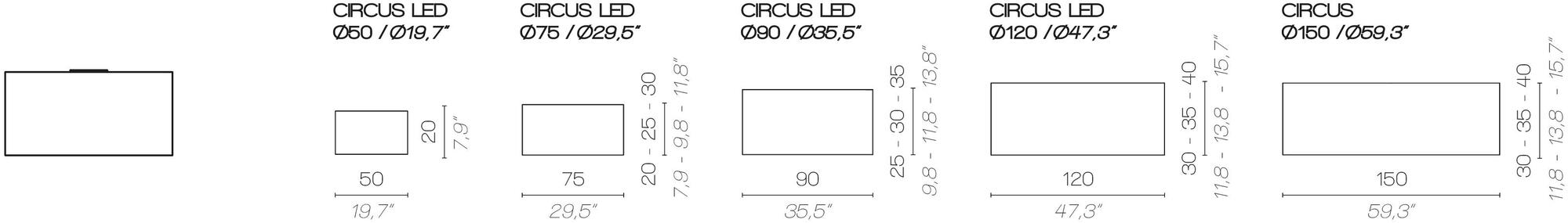 Contardi Светодиодный потолочный светильник Circus sun-id-1426132 - Вид №11