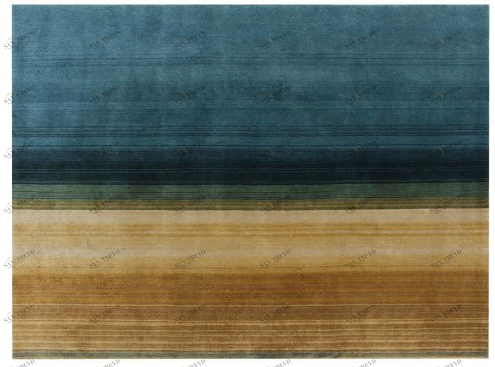 GAN Прямоугольный шерстяной коврик ручной работы Hand knotted sun-id-1389902